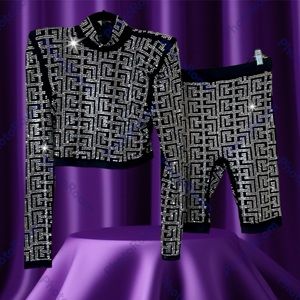 2 piece rhinestone performance outfit size M